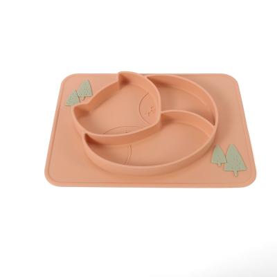 China Foldable Silicone Bowl Plates Multi Colored Animal Heat Resistant for sale