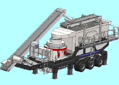 China 500mm Mobile Crusher Station PF1315 Sand Making Machine  Mobile crusher, portable crushing plant for sale