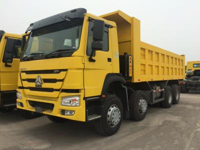 China 12 Wheels Howo 8x4 Dump Truck , Construction Dump Truck Euro 2 Emission Standard for sale