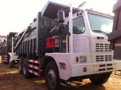 China 70T 371HP Off Road Dump Truck / Sand Dump Truck With 400L Oil Tank 80km/H Speed for sale