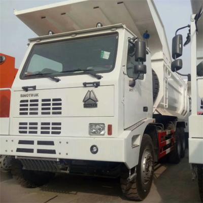 China Left Hand Driving HOWO Mining Dump Truck With ZF8098 Steering Gear Box ZZ5707V3840CJ for sale