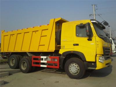 China Camión volquete amarillo grande, camiones de volquete rígidos 6x4 usados en la mina de ZZ3257N3847A en venta