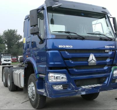 China HW76 Cab Howo Sinotruk 6x4 Tractor Truck , 371HP Diesel Tractor Truck Durable for sale