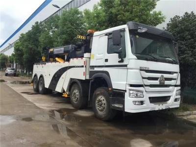 China Camiones de camión de auxilio pesados de la transmisión manual, velocidad comercial de la grúa en venta