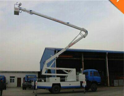 China Mobile Aerial Work Platform Truck With 28M Height Insulating Carrier And Insulated Arm for sale