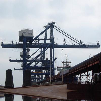 China 22m Span Container Handling Unit Grab Type Ship Unloader ISO/CE/GB Certification for sale