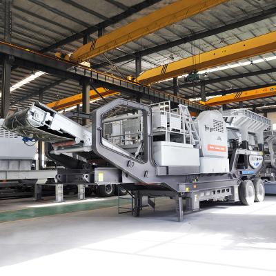 China Mineração 250kw de alta velocidade que esmaga o triturador de maxila móvel HX1149HD98 do equipamento à venda