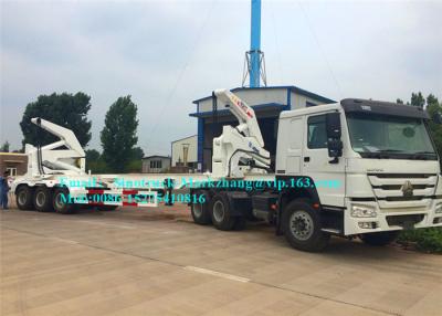 China Remolque resistente de la elevación del envase del equipo de dirección del contenedor 37000kg en venta