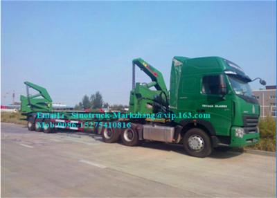 中国 A7 10荷車引きの港の処理装置箱の積込み機のトレーラー積載量45-100トンの 販売のため