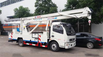 China DFAC LHD 22m Antrieb des Luftarbeit-Pritschenwagen-4X2 mit 24m Arbeitshöhe zu verkaufen