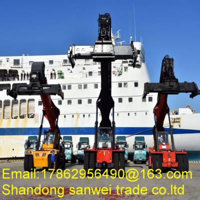 China 53 duimcontainer Behandelingsvorkheftruck/van de Verschepende Containervorkheftruck de Motor van Cummins de V.S. Te koop