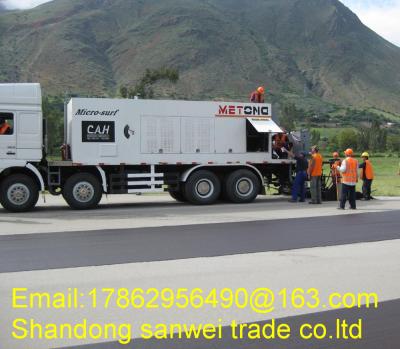 China Micro Surfacing Road Paving Equipment  / Slurry Seal Equipment MEITONG 8x4 10m3 for sale