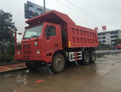 China Rigid Frame 60 Ton Heavy Dump  Truck / Diesel Dump Truck HW19710 Transmission for sale
