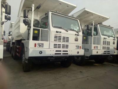 China 6x4 50 Ton Mining Dump Truck With Single Sleeper Cab And Manual 10 Speeds Gear Box for sale