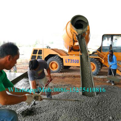 China Máquinas hidráulicas llenas de la obra vial, mezclador concreto 3.5m3 de la construcción del cargamento del uno mismo en venta
