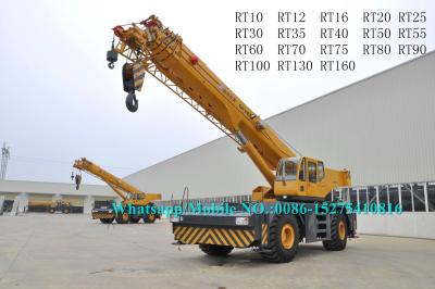 China Capacidade de levantamento de 60 toneladas ilimitada RT60 RT60A do guindaste XCMG do caminhão do crescimento do balanço 360° à venda
