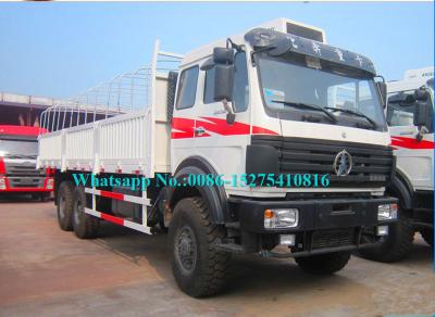 중국 30 톤 무거운 도로 화물 자동차, Beiben NG80B 2638P 6x4 떨어져 모든 바퀴 드라이브 트럭 판매용