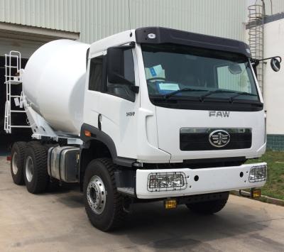 China 10cbm Right Hand Drive 6x4 Concrete Mixer Truck With 3m3/Min Charging Speed And 400L Water Tanker for sale