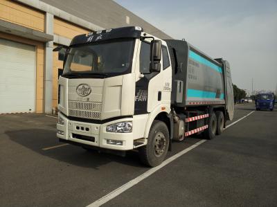 China HJK5251ZYS5JF FAW 6X4 Capacity 20 CBM Garbage Compactor Truck Euro 3 / Euro 5 for sale