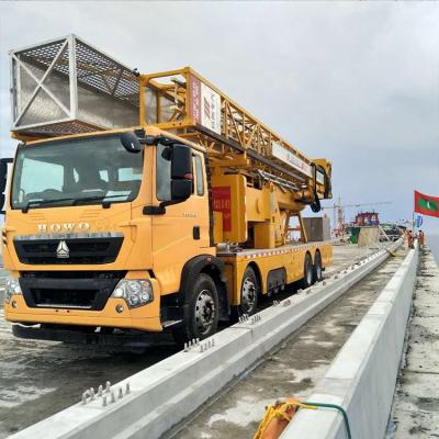 China tipo camión de la detección de la inspección del puente/equipo de la plataforma del 19-22m de bombeo concreto en venta
