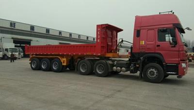 Chine Remorques résistantes de 45 tonnes semi avec 8.0-20 pneus et poids de tare 8000kg à vendre