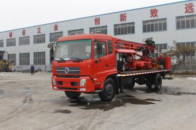 중국 300m 깊이 1 년 보장을 가진 트럭에 의하여 거치되는 더미 드릴링 기계 판매용
