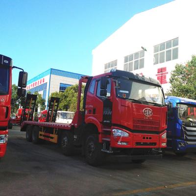 China CA3310P1K2L3T4BE5A80 FAW 8x4 Flatbed Special Purpose Truck With Euro 3 Emission Standard for sale