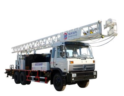 China 300 metros camión de plataforma de perforación rotatoria de la profundidad/de la perforadora de la perforación montado en venta