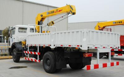 China CE 5 T Mini Truck Mounted Boom Crane / 12.6m Tractor Mounted Crane for sale