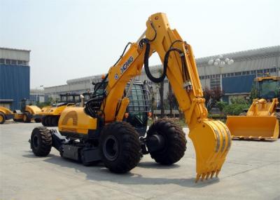 中国 XE60WAの歩くタイプ0.23cbmバケツ容量の6トンの車輪の積込み機の掘削機 販売のため