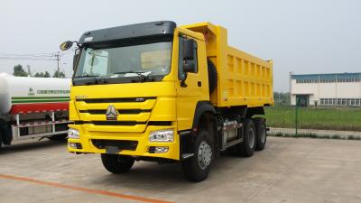 China 371HP 20CBM Heavy Duty Dump Truck With Yellow Color And HF9 Front Axle for sale