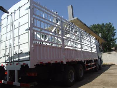 China 12 rodas 336 Euro pesado dois do caminhão ZZ1317N4661W da carga da estaca dos cavalos-força à venda