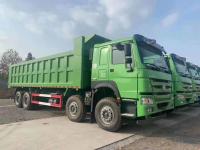 China Heavy Duty Sinotruk Howo 7 12 Wheeler Dump Truck With Euro 2 Engine And ZF8118 Steering for sale