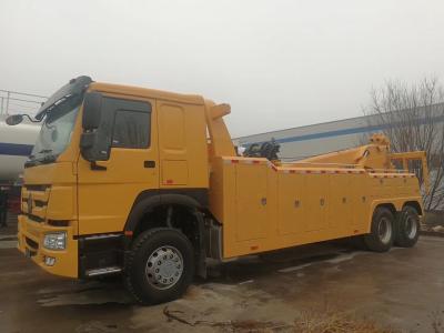 China Caminhão de Wrecker da estrada de ZZ1257N5847W 6x4 com a cabine HW76 e a direção de ZF à venda