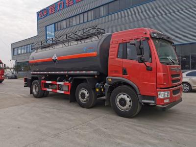 China FAW 10 Wheels Hazardous Chemical Tanker Truck With CA1250PK2L5T3BE5A80 Chassis for sale