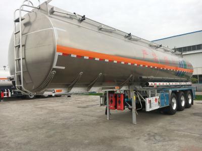 Chine Huilez la remorque liquide 30-50CBM 40 de bateau-citerne de stockage semi - matériel de l'acier au carbone 50tons à vendre