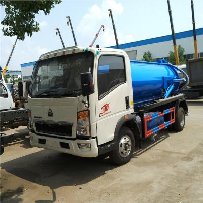 Chine camion d'aspiration d'eaux d'égout de ³ de 266HP 6m pour le type de transmission manuelle sale de l'euro 2 de l'eau à vendre