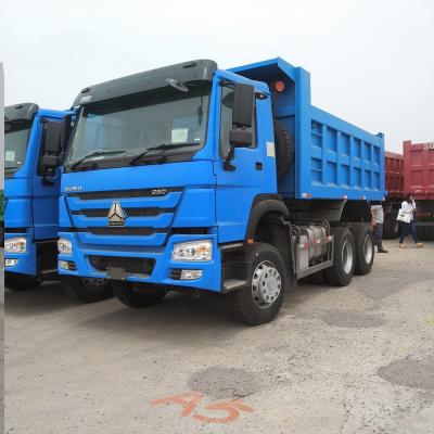 China 6x4 10 Wheeler Heavy Duty Dump Truck With ZF Steering And WD615 Engine for sale