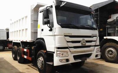 China 30 Tons White 371hp 6×4 Dump Truck Euro 2 WD615.69 Diesel Fuel Type for sale