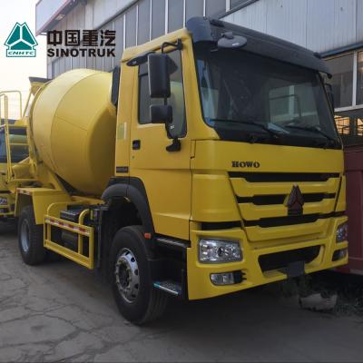 China Camión concreto amarillo del mezclador concreto del material de construcción 6x4 8m3 con el uno mismo de la bomba - cargamento en venta