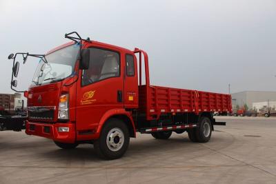 China Elegant Howo Light Truck 4x2 5 Ton Capacity Red Color Euro 2 High Safety for sale