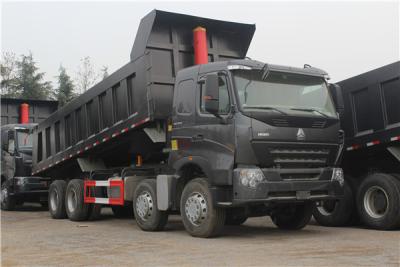 China Howo A7 8x4 28.29CBM Heavy Duty Dump Truck With HW19710 Transmission for sale