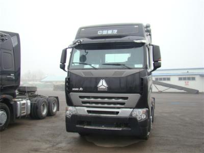 China Right / Left Hand Drive Howo A7 6x4 Tractor Truck With A7-W Cabin And 9 Tons Front Axle for sale