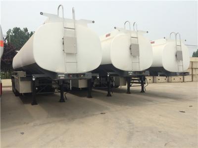 China Q235 5mm Kohlenstoffstahl-45000 Liter Heizöl-Behälter-Anhänger- zu verkaufen