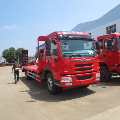 중국 FAW 4x2 6 바퀴 평상형 특수 목적 트럭 3유로 발행 판매용