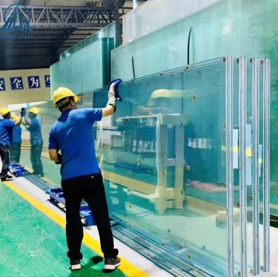 China High Strength Safety SGP Hurricane Proof Jumbo Laminated Glass For Project for sale