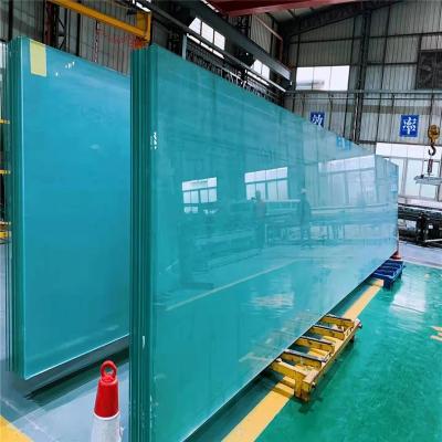 China Super High Strength / Safety Resistance Super White CNC Heat Curing Impregnated Architectural Decorative Tempered Laminated Glass for sale
