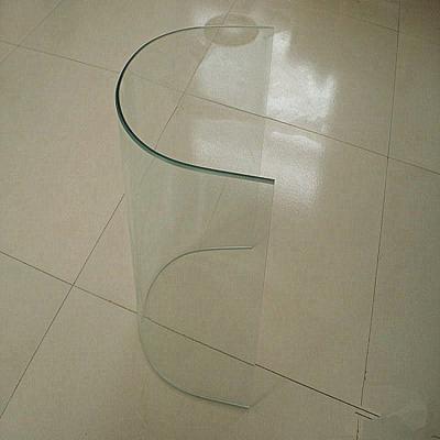 中国 High Pressure Resistant 6mm 8mm Customized U Shape Hot Bending Glass Curved Glass For Building 販売のため
