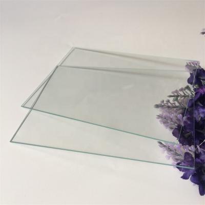 China Ultra Thin Clear Picture Frame 1.3mm 1.5mm 1.6mm 1.8mm 2mm Low Iron Glass For Clock Cover / Picture Frame à venda