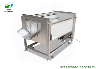 China Automatic stainless steel Vegetable Fruit Potato washing Peeling Machine/Fish Skin Peeler for sale